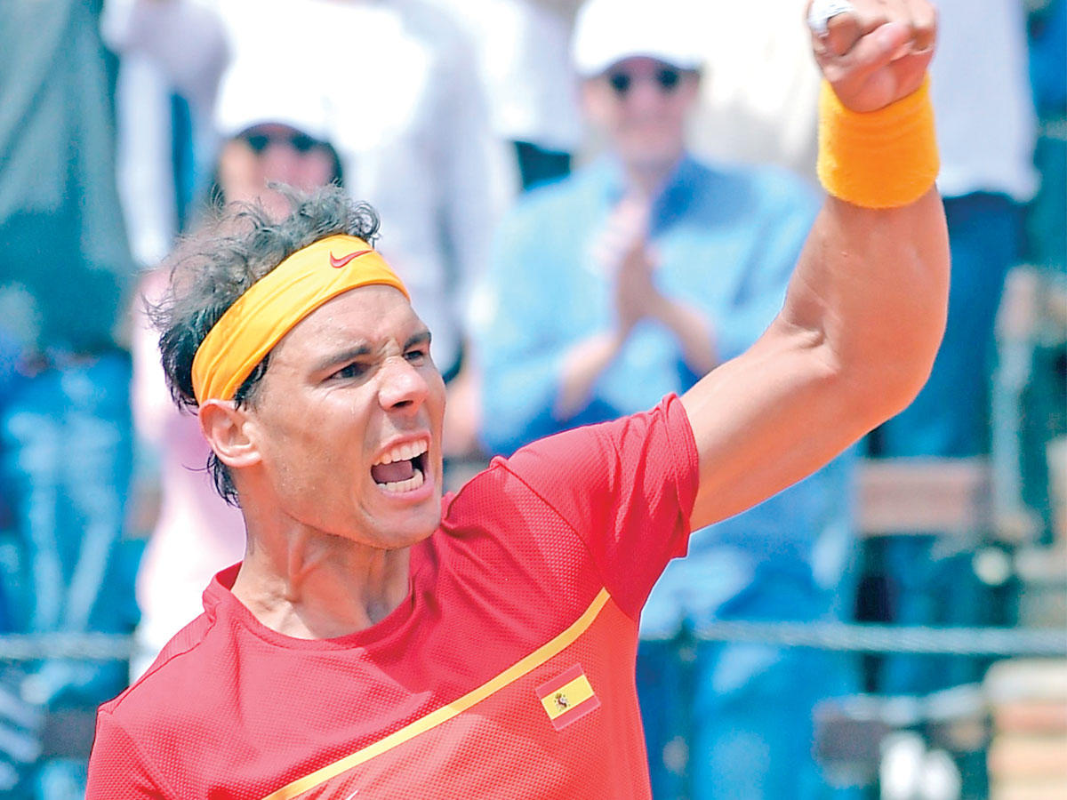 نادال نجم المنتخب الإسباني