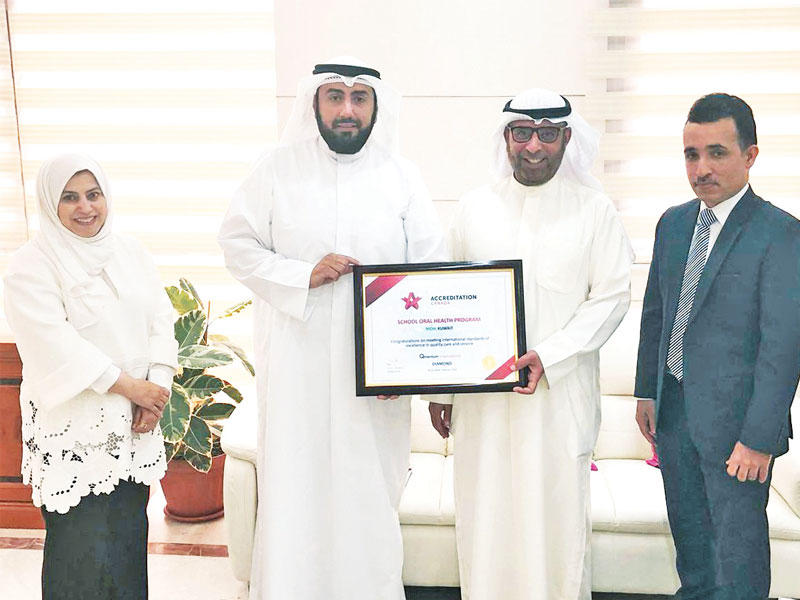 باسل الصباح يتسلم شهادة الاعتراف الكندي الماسي