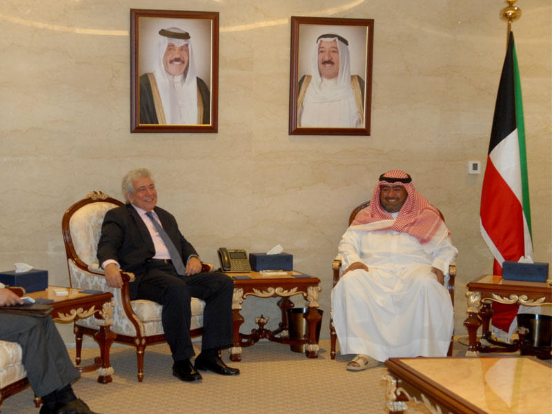  العلي مستقبلاً سفير البرازيل 