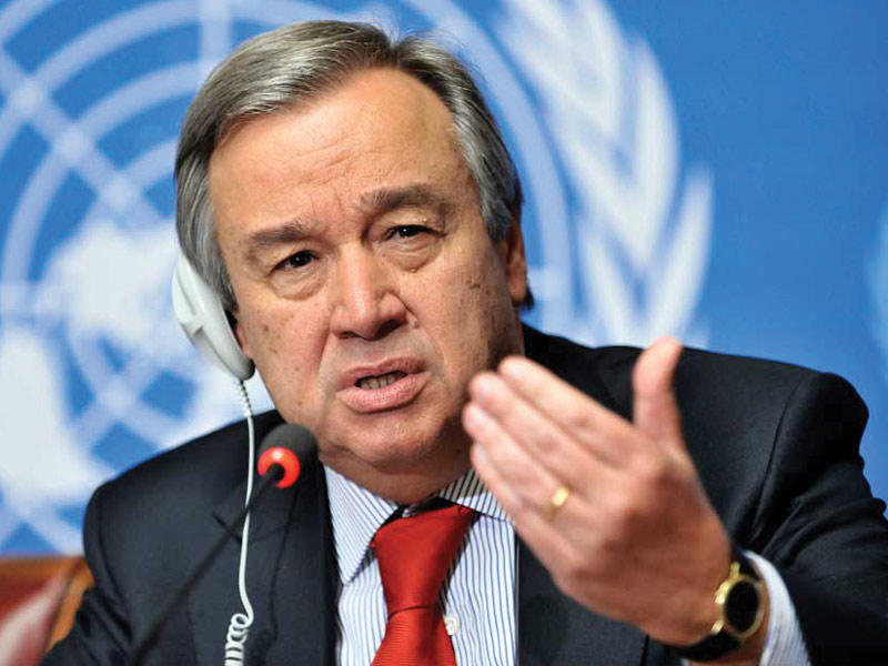 الأمين العام للامم المتحدة انطونيو غوتيريس