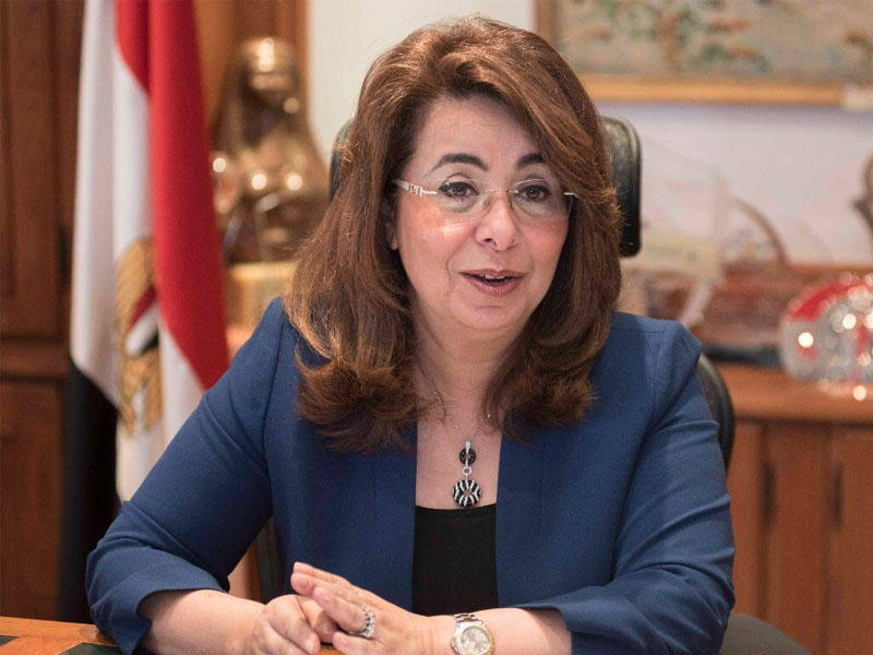  وزيرة التضامن الاجتماعي رئيسة مجلس إدارة صندوق مكافحة وعلاج الإدمان والتعاطي، غادة والي