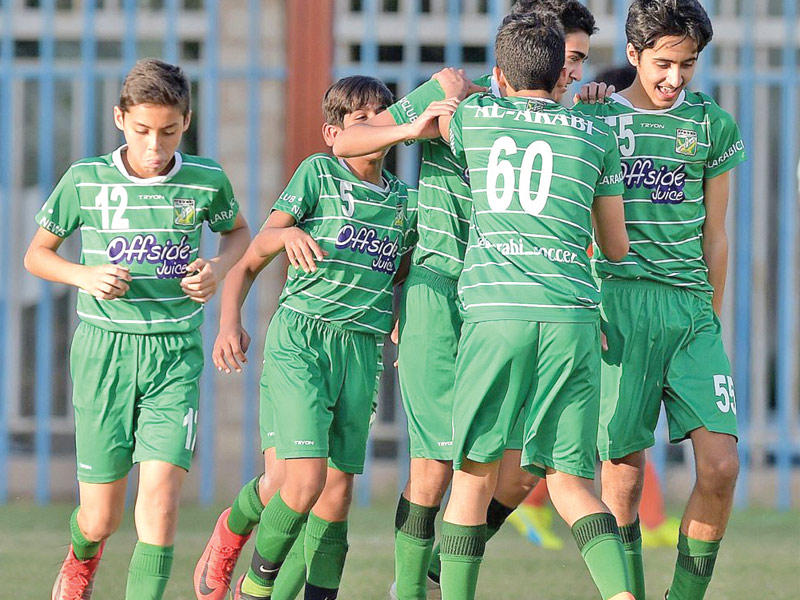 أشبال العربي في لقاء سابق