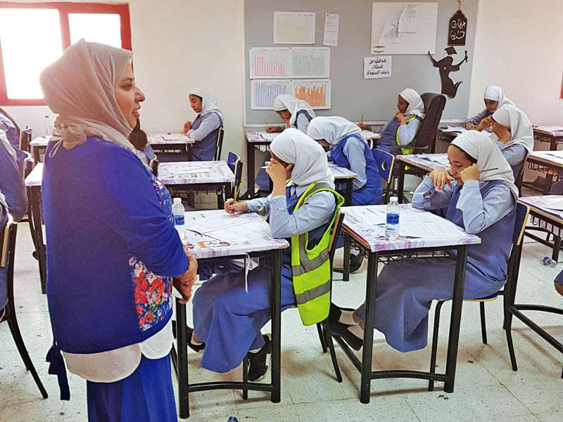 جانب من اختبارات تيمز