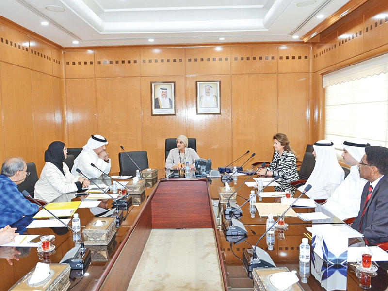 جانب من اجتماع توقيع اتفاقية التعاون