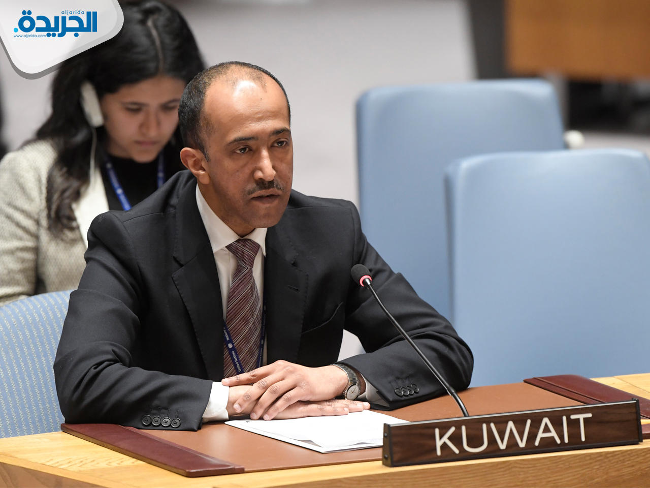 نائب المندوب الدائم المستشار بدر عبد الله المنيخ