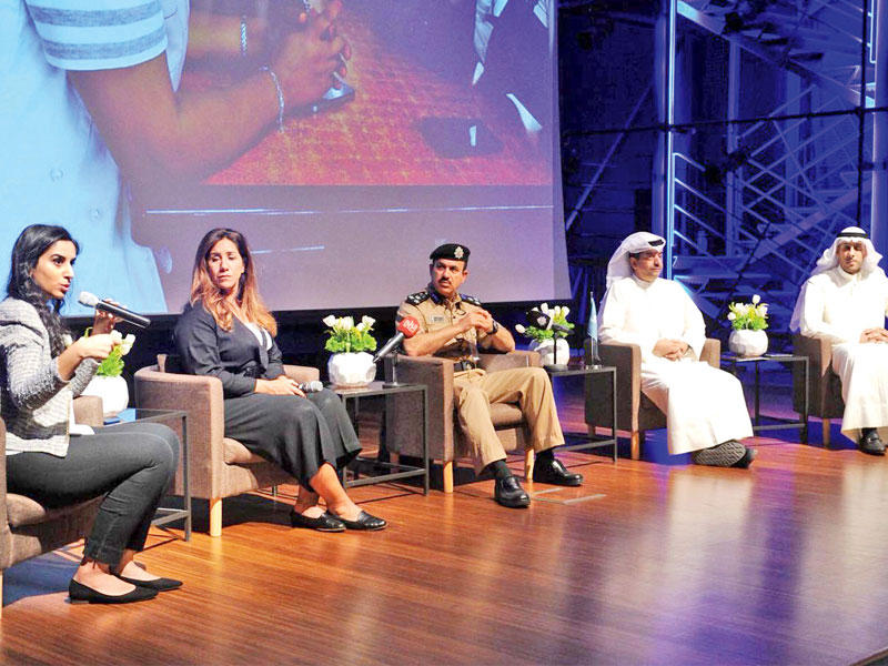 وليد الخشتي خلال اللقاء