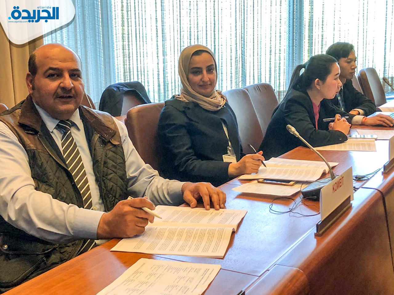 الموسى والشهاب خلال المؤتمر