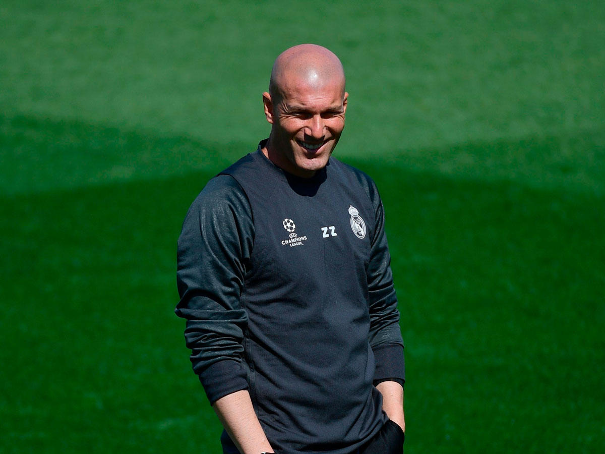 الفرنسي زين الدين زيدان، المدير الفني لريال مدريد
