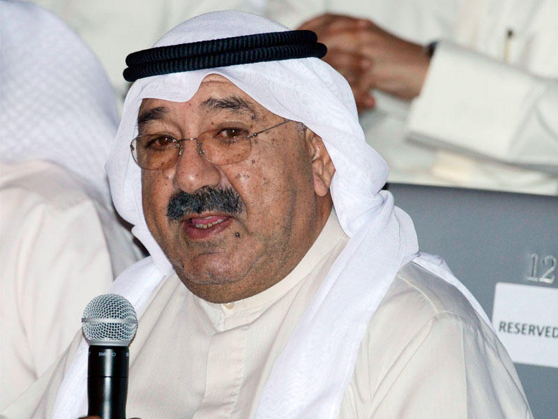 ناصر الصباح متحدثاً