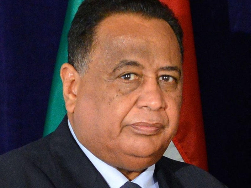 وزير خارجيته ابراهيم غندور