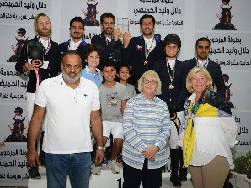 الخرافي وطومسون والقعود يتوجون أبطال الجائزة الكبرى 