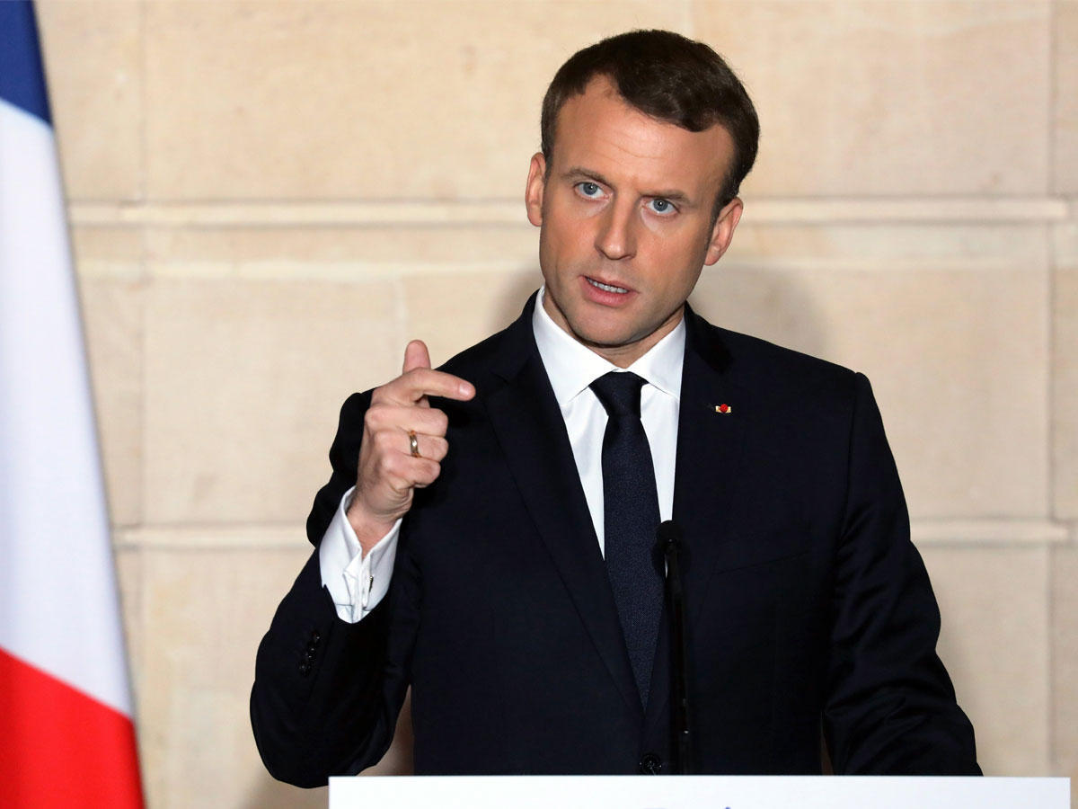 الرئيس الفرنسي إيمانويل ماكرون