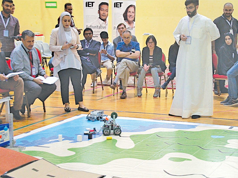 جانب من فعالية المسابقة 