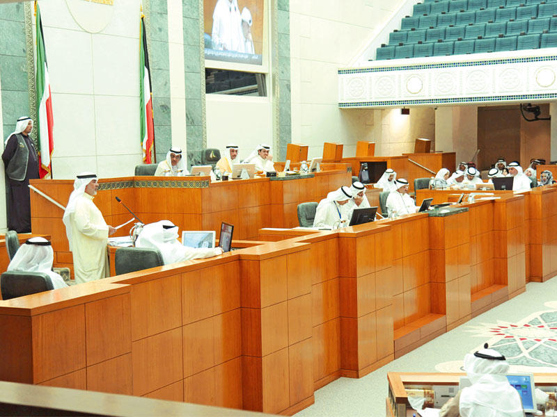 جانب من جلسة استجواب عاشور للصبيح عام 2016 	(أرشيف)