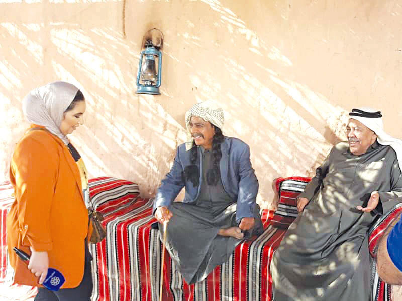 سعد الفرج في مشهد من مسلسل « سموم»