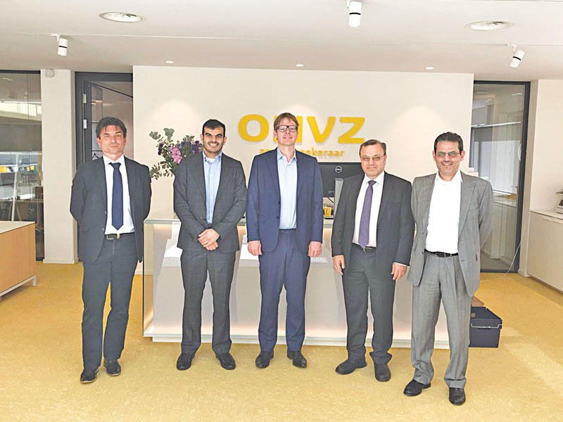 وفد المستشفيات الخاصة خلال إحدى محطات الزيارة