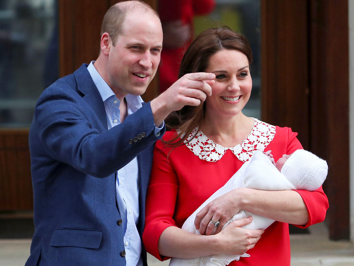 الأمير وليام وزوجته كيت ومولودهما الجديدn