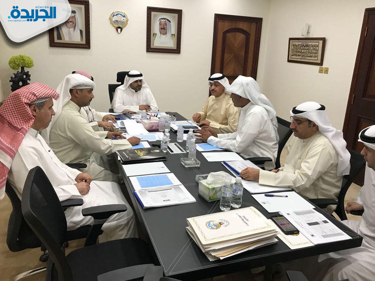 الجبري خلال الاجتماع