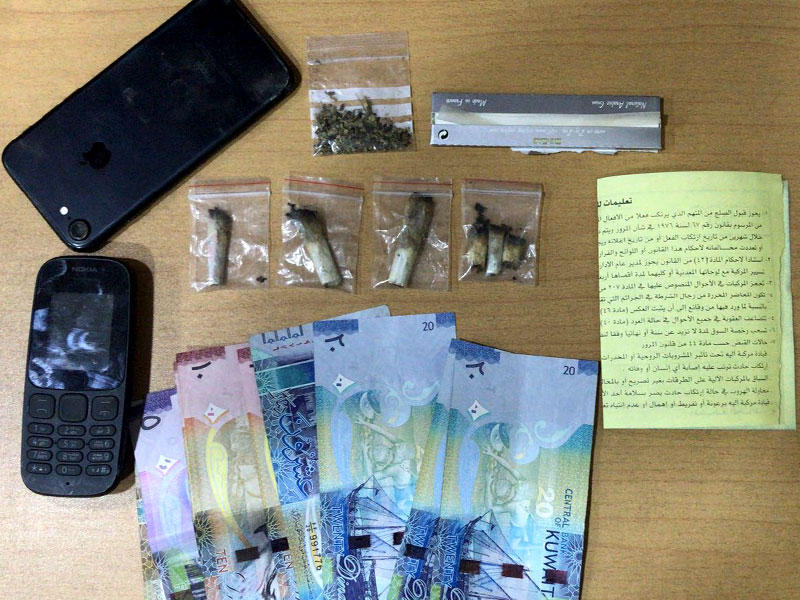 جانب من المضبوطات