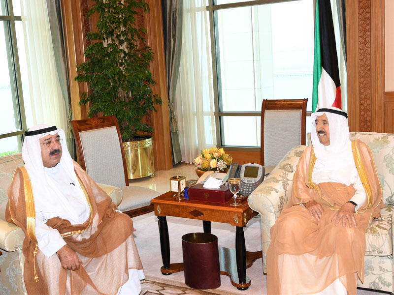 صاحب السمو مستقبلاً ناصر الصباح