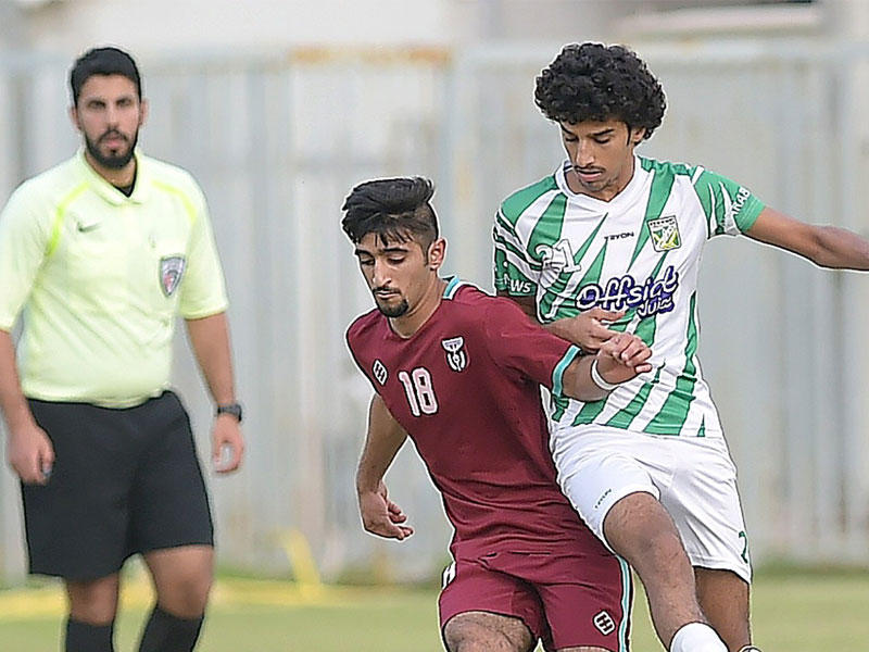 جانب من لقاء سابق بين العربي والنصر تحت 17 سنة
