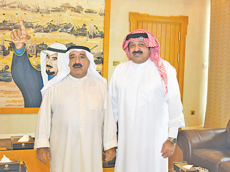 ناصر الصباح مستقبلا اليوسف