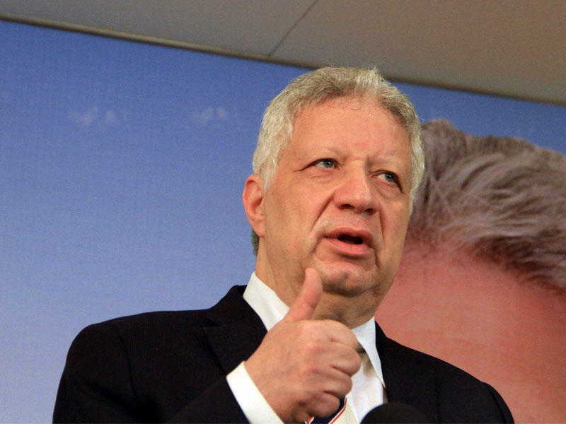  رئيس نادي الزمالك مرتضى منصور