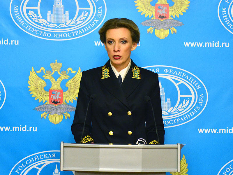 المتحدثة الرسمية باسم وزارة الخارجية الروسية، ماريا زاخاروفا