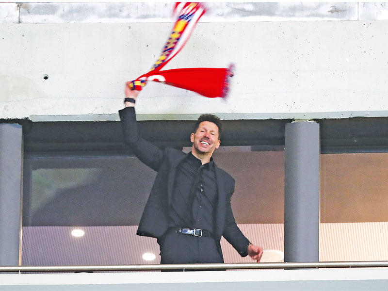 الأرجنتيني دييغو بابلو سيميوني مدرب أتلتيكو مدريد