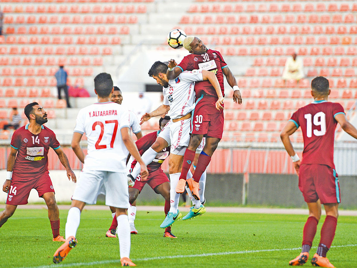 جانب من مباراة الكويت والنصر (تصوير نوفل إبراهيم)