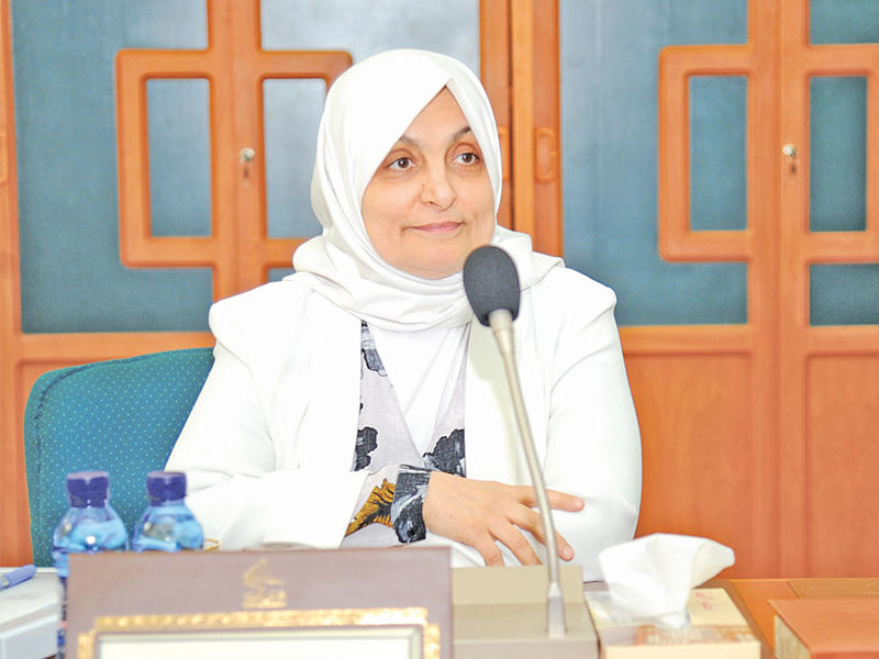 وزيرة الشؤون الاجتماعية والعمل وزيرة الدولة للشؤون الاقتصادية هند الصبيح