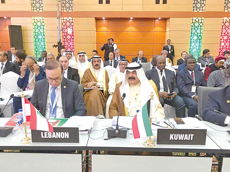 الجارالله مترئسا وفد الكويت في دورة وزراء خارجية « التعاون الإسلامي» أمس