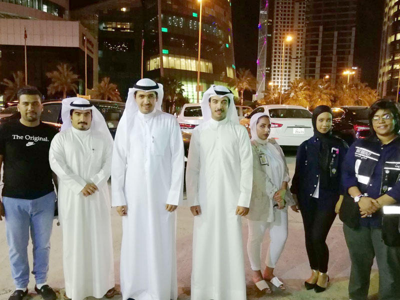 فريق البلدية خلال الجولة