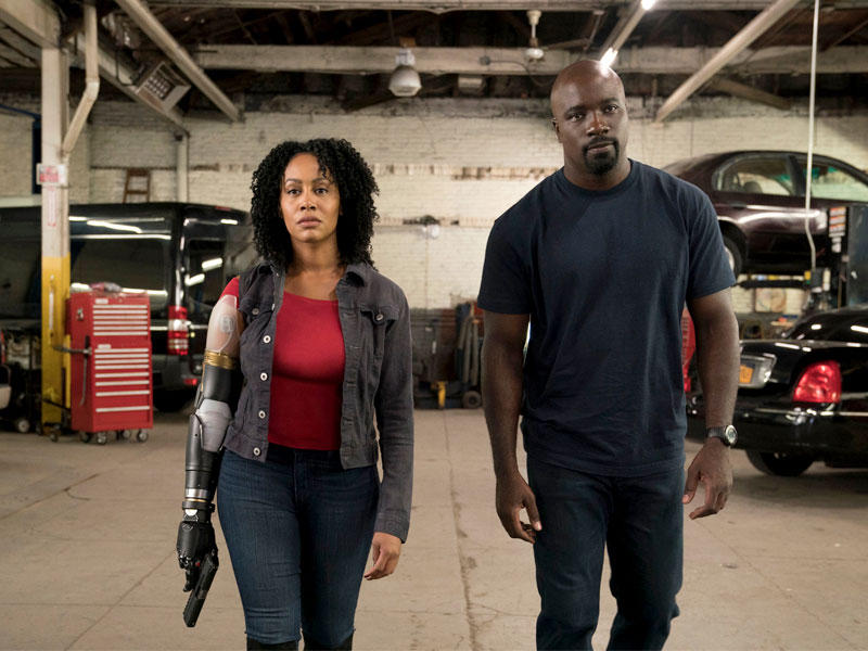 مشهد من مسلسل Luke Cage
