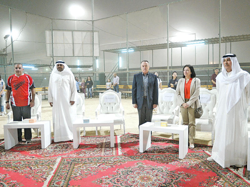 كبار الشخصيات قي الحفل الختامي