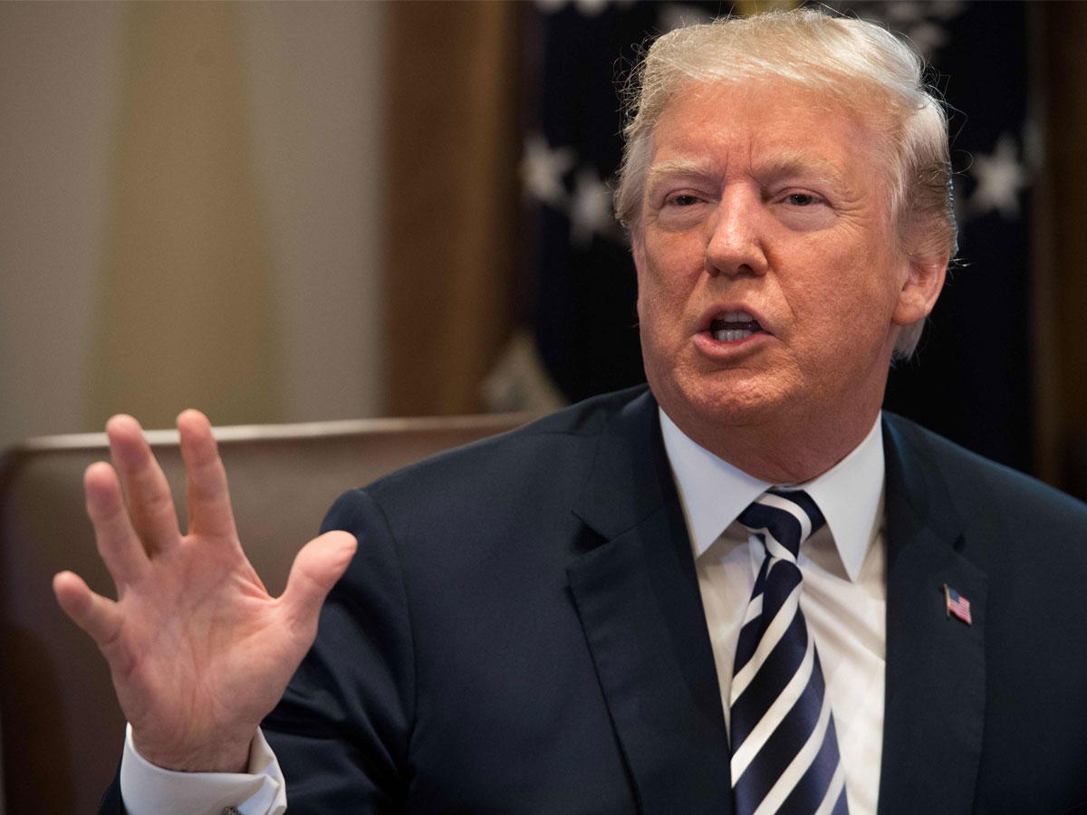 الرئيس الامريكي دونالد ترامب 