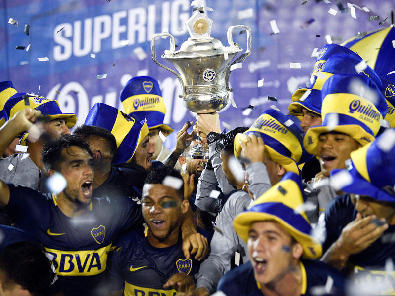 جانب من تتويج بوكا جونيورز