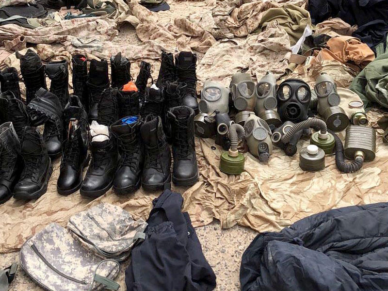 جانب من المضبوطات