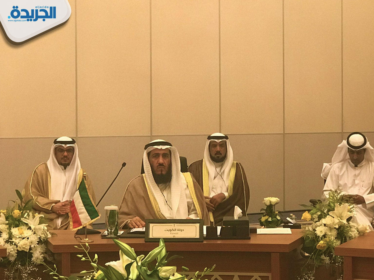  وكيل وزارة الأوقاف والشؤون الإسلامية فريد عمادي خلال الإجتماع