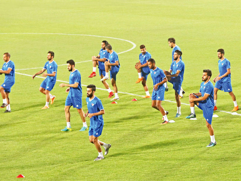 من تدريبات الأزرق