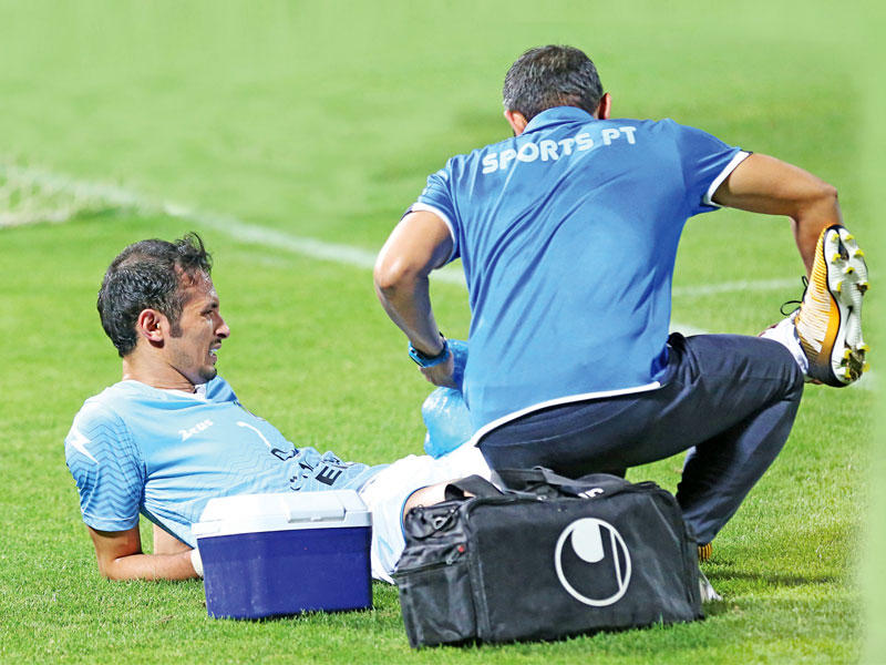 إصابة الرشيدي ستمنعه من مرافقة السماوي