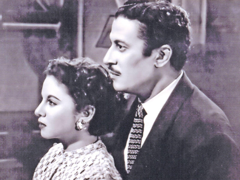 عماد حمدي وفاتن حمامة