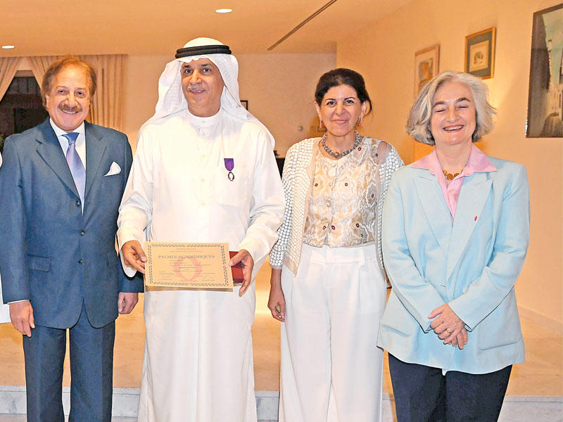 ماسدوبوي والسقاف واليوحة والمنصور أثناء الاحتفال