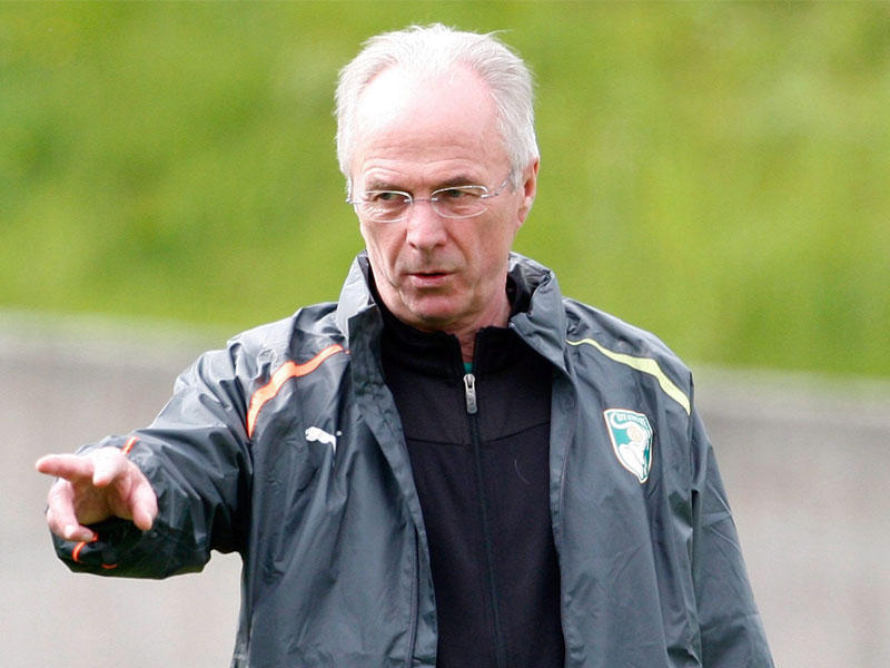 سفن غوران إريكسون المدير الفني السابق للمنتخب الإنكليزي لكرة القدم