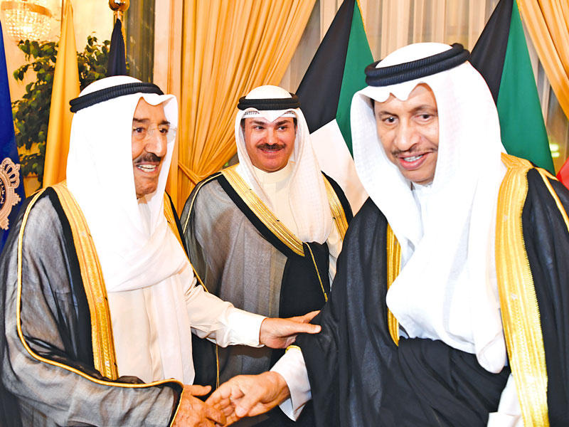 صاحب السمو يتلقى تهنئة المبارك بالشهر الفضيل