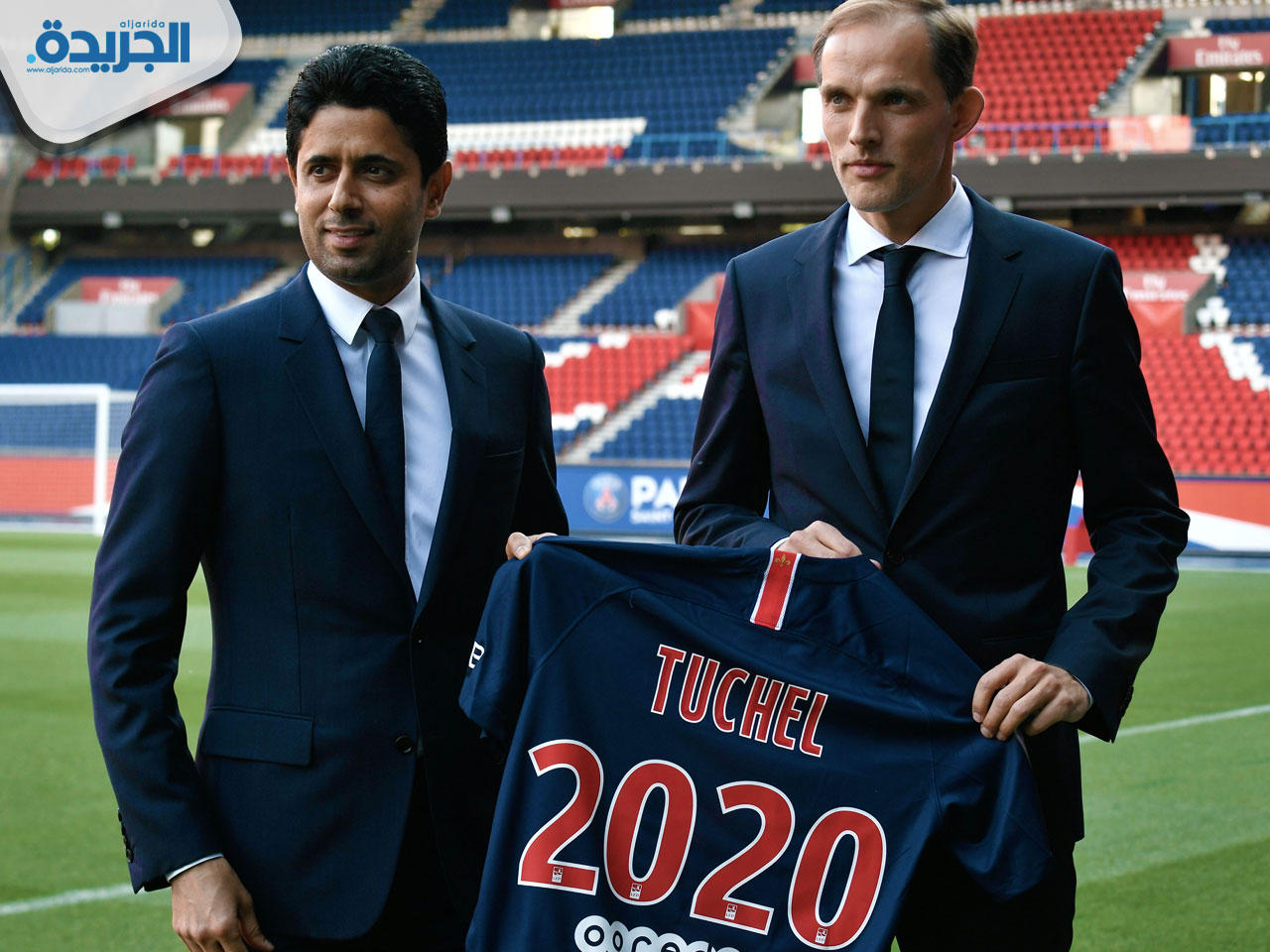 توماس توشيل خلال التقديم الرسمي