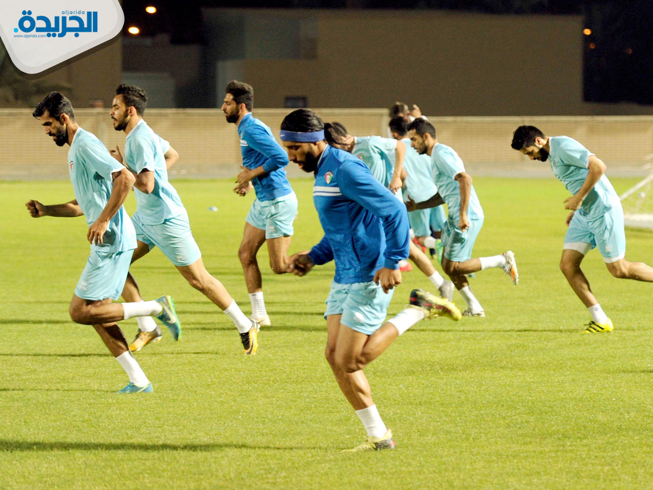 جانب من تدريبات المنتخب الوطني