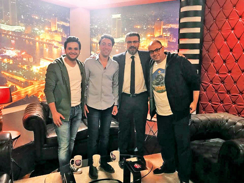 مشهد من مسلسل « ربع رومي» 