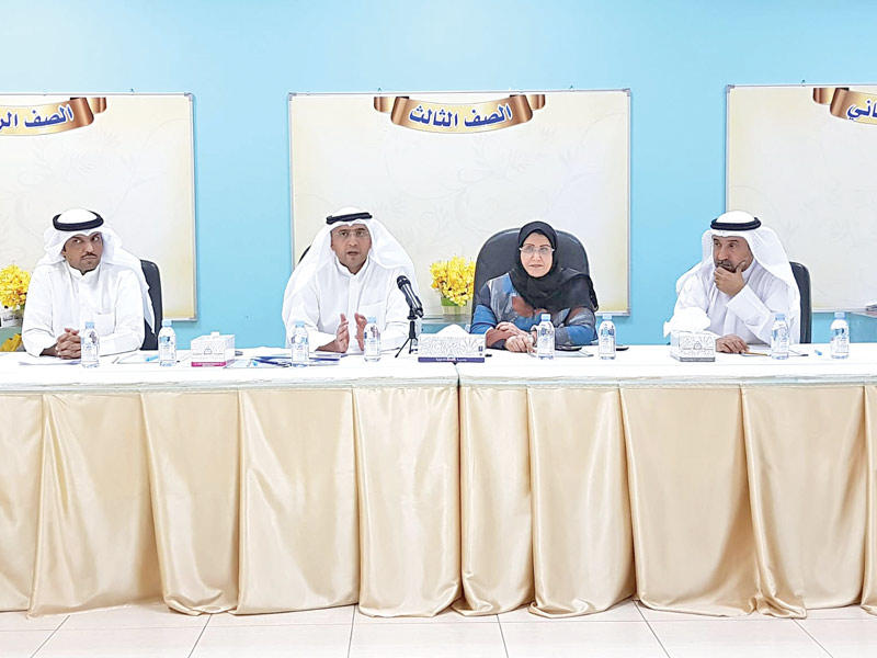 الأثري خلال المؤتمر الصحافي