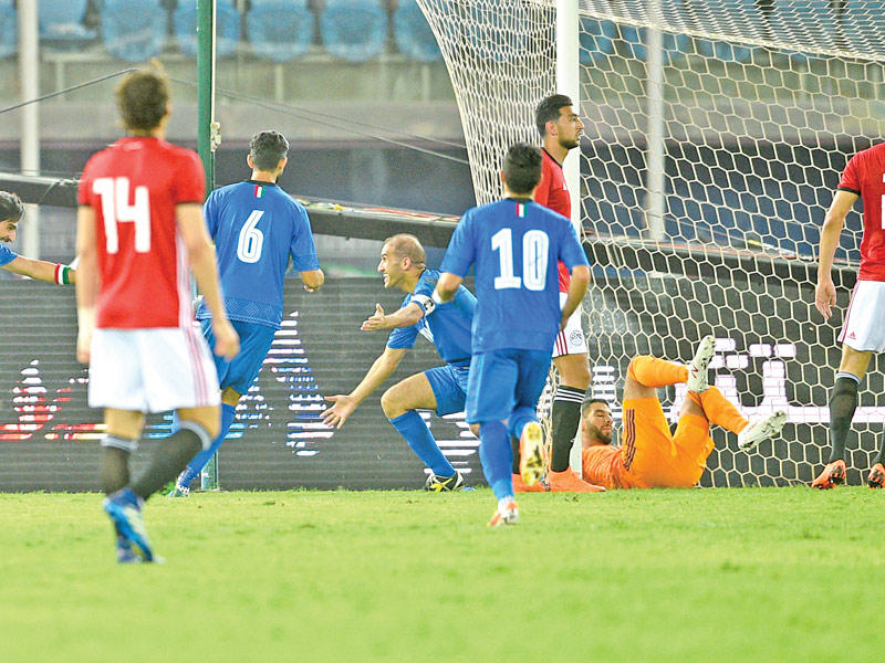 هدف الكويت في مرمى مصر